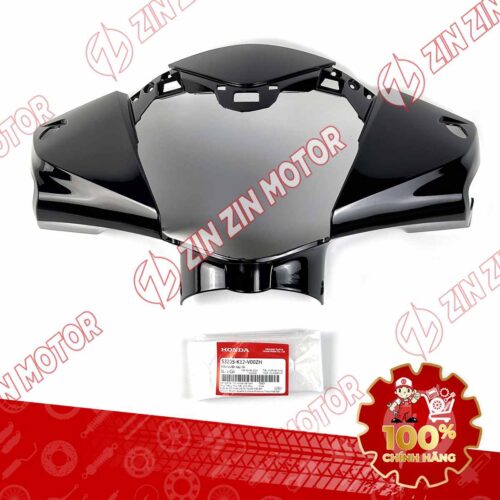 NẮP TRƯỚC TAY LÁI, ỐP ĐẦU LEAD 125 2017 2018 2019 MÀU ĐEN BÓNG 53205K12V00ZH CHÍNH HÃNG