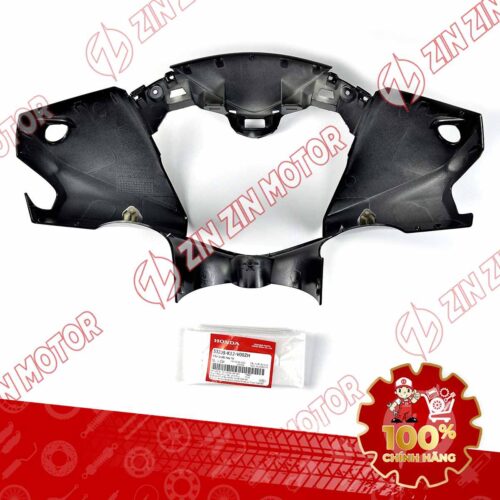 Alternative view of NẮP TRƯỚC TAY LÁI, ỐP ĐẦU LEAD 125 2017 2018 2019 MÀU ĐEN BÓNG 53205K12V00ZH CHÍNH HÃNG