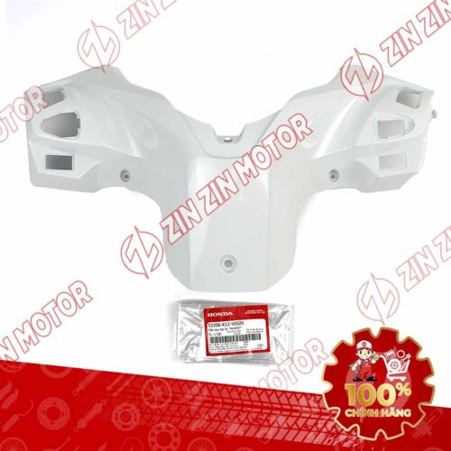 NẮP SAU TAY LÁI, BỢ CỔ LEAD 125 2017 2018 2019 MÀU TRẮNG 53206K12V00ZK CHÍNH HÃNG