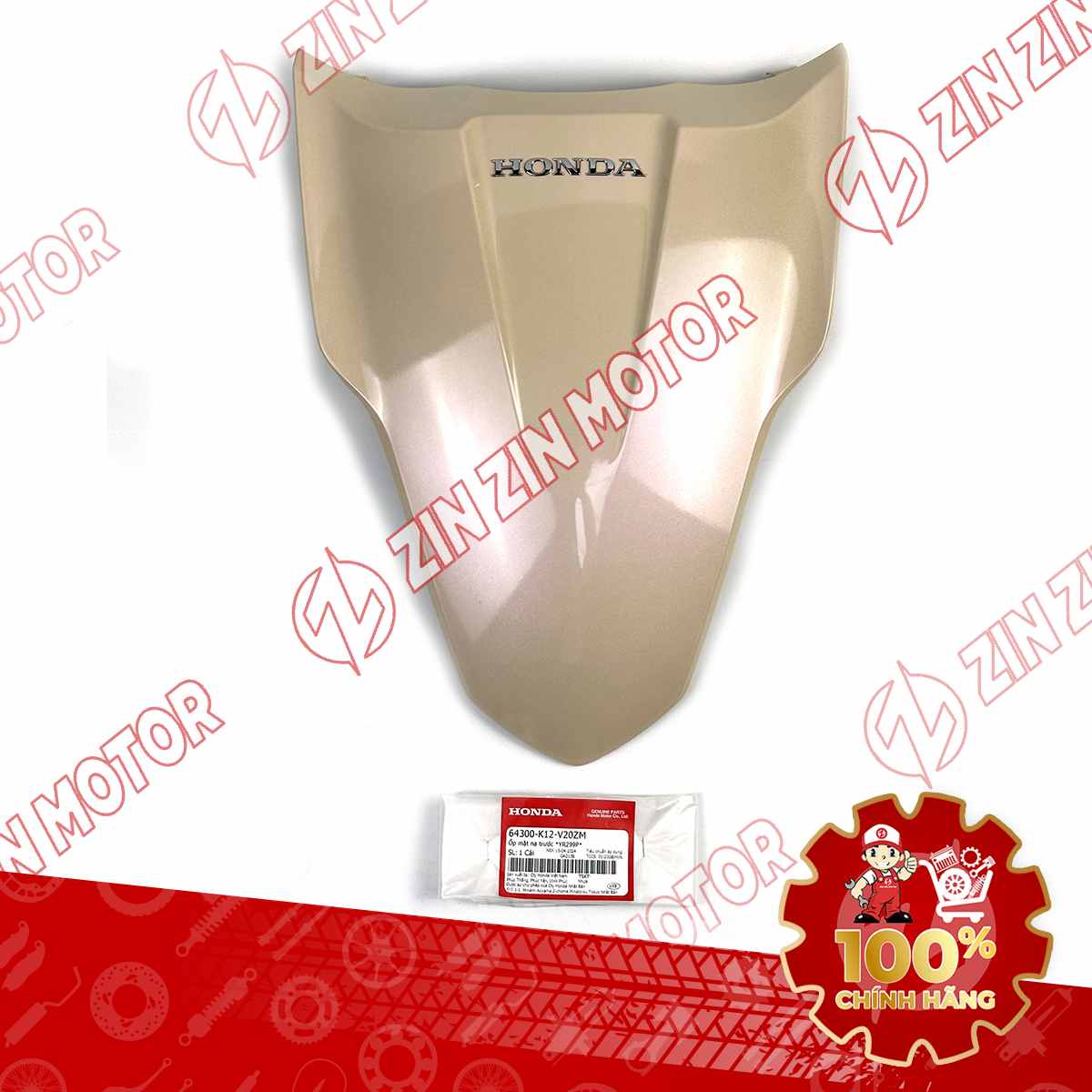 MẶT NẠ TRƯỚC LEAD 125 2017 2018 2019 MÀU VÀNG KEM *YR299P* 64300K12V20ZM CHÍNH HÃNG