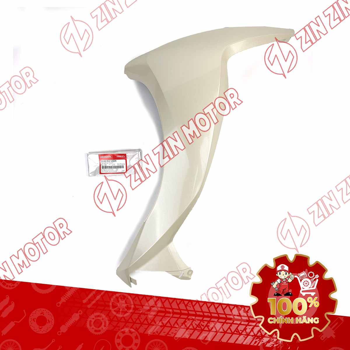 CÁNH YẾM, BỬNG TRƯỚC LEAD 125 2017 2018 2019 BÊN TRÁI MÀU TRẮNG NGÀ *Y229P* 64360K12V00ZA CHÍNH HÃNG