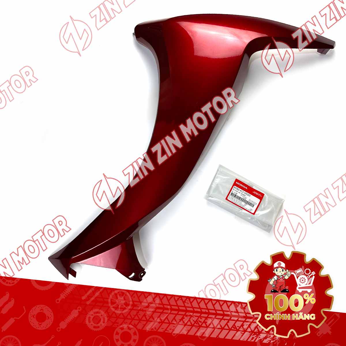 CÁNH YẾM, BỬNG TRƯỚC LEAD 125 2017 BÊN TRÁI MÀU ĐỎ ĐÔ 64360K12V00ZD CHÍNH HÃNG