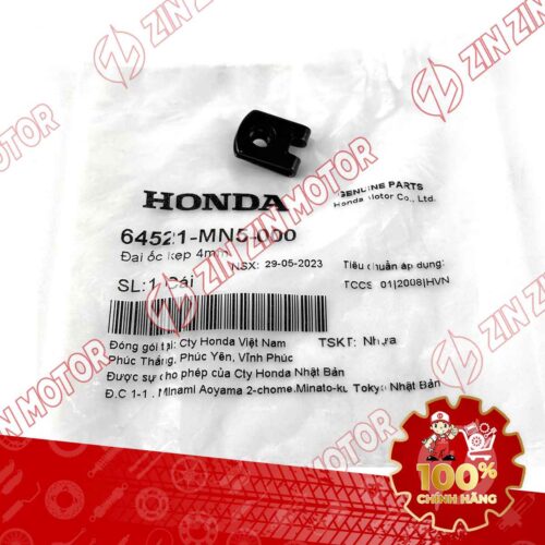 Alternative view of ÓC KẸP 4MM DÙNG CHUNG NHIỀU DÒNG XE HONDA ; ĐAI ỐC KẸP 4MM BẮT ỐP ĐẦU WAVE RSX 2019 2020 2021 2022 2023 , WAVE ALPHA 2017 - 2023 2024 - 2025, WAVE BLADE 110 64521MN5000 CHÍNH HÃNG