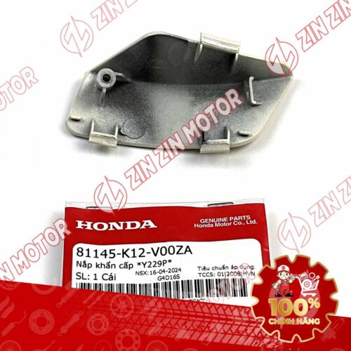 Alternative view of NẮP KHẨN CẤP LEAD 125 2017 2018 2019 MÀU TRẮNG NGÀ *Y229P* 81145K12V00ZA CHÍNH HÃNG