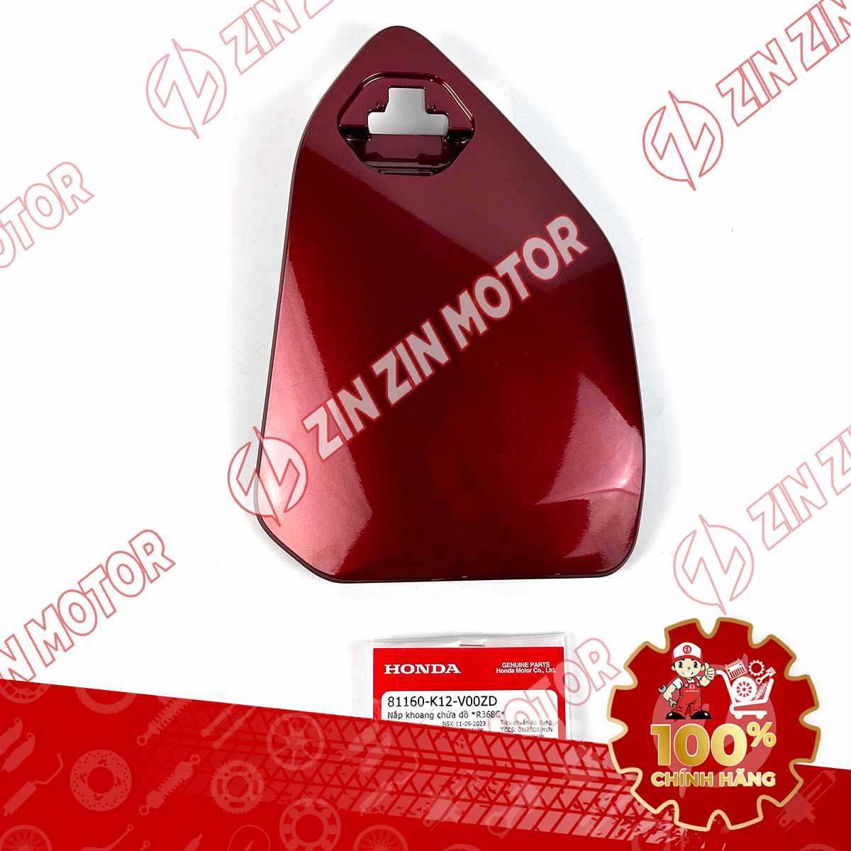 NẮP KHOANG CHỨA ĐỒ, NẮP CỐP TRƯỚC LEAD 125 2017 MÀU ĐỎ ĐÔ 81160K12V00ZD CHÍNH HÃNG