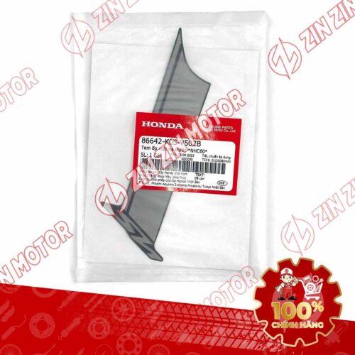 Alternative view of TEM MẶT NẠ TRƯỚC SH 150I 2021 2022 MÀU XÁM ĐEN 86642K0SV50ZB CHÍNH HÃNG