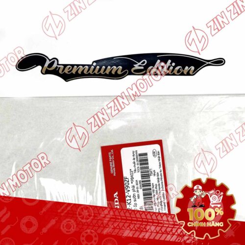 TEM CHỮ PREMIUM EDITION LEAD 2017-2019 CHỮ MÀU VÀNG NỀN XANH 86832K12V90ZF CHÍNH HÃNG
