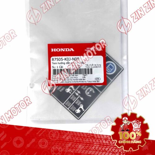 Alternative view of TEM THÔNG SỐ LỐP XE TẢI TRỌNG VARIO 125/160 87505K0JN00 CHÍNH HÃNG