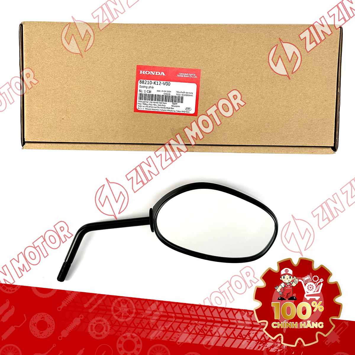 KÍNH CHIẾU HẬU LEAD 2017-2019 BÊN PHẢI 88210K12V00 CHÍNH HÃNG