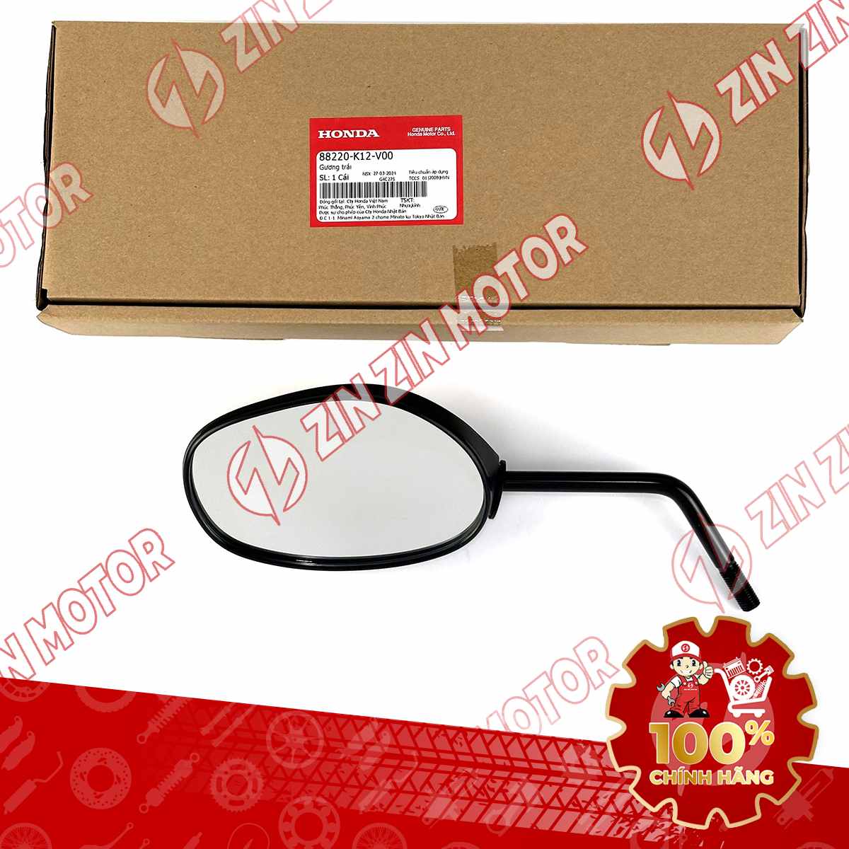 KÍNH CHIẾU HẬU LEAD 2017-2019 BÊN TRÁI 88220K12V00 CHÍNH HÃNG