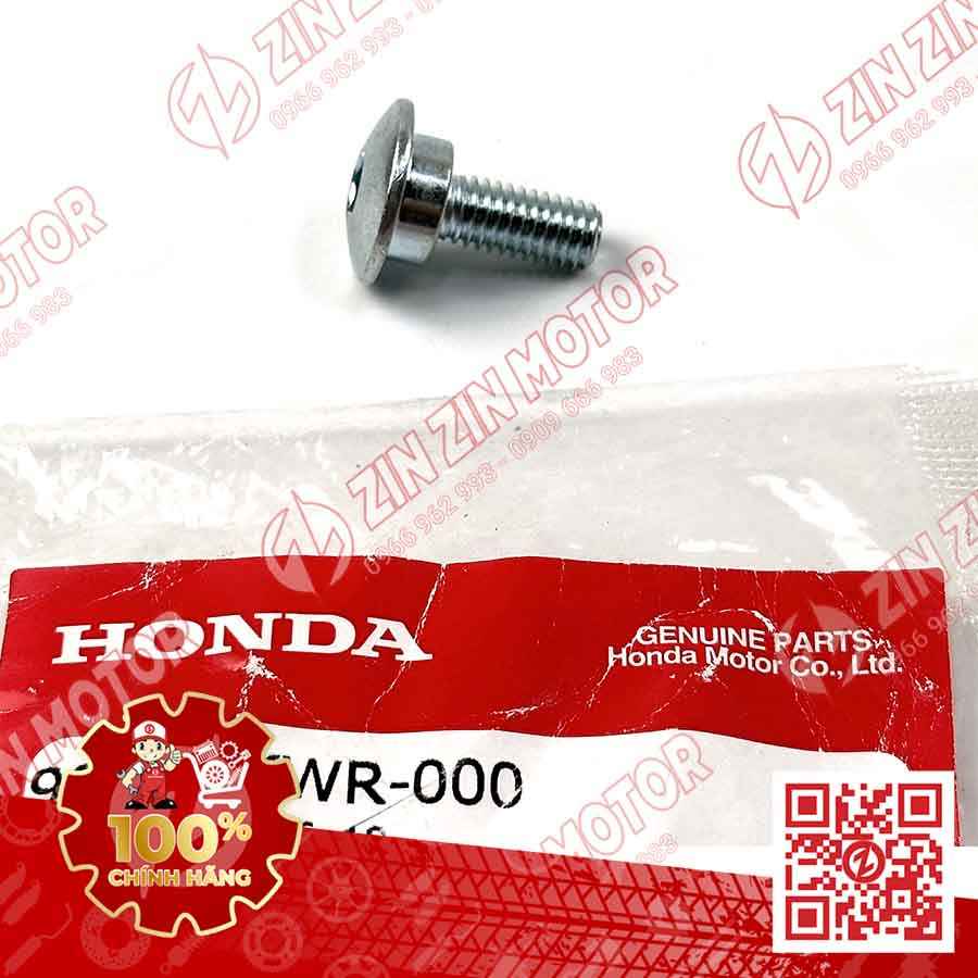 BU LÔNG LỤC GIÁC CHÌM 6X18MM DÙNG CHUNG NHIỀU DÒNG XE HONDA 90001KWR000 CHÍNH HÃNG