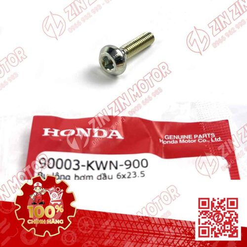BU LÔNG ĐẶC BIỆT 6X23,5MM DÙNG CHUNG NHIỀU DÒNG XE HONDA 90003KWN900 CHÍNH HÃNG