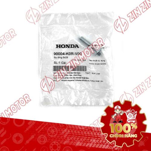Alternative view of BU LÔNG 6X28MM DÙNG CHUNG NHIỀU DÒNG XE HONDA 90004K0RV00 CHÍNH HÃNG