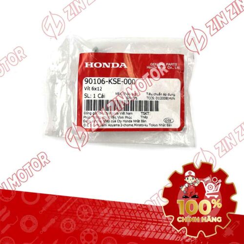 Alternative view of VÍT 6X12MM DÙNG CHUNG NHIỀU DÒNG XE HONDA 90106KSE000 CHÍNH HÃNG