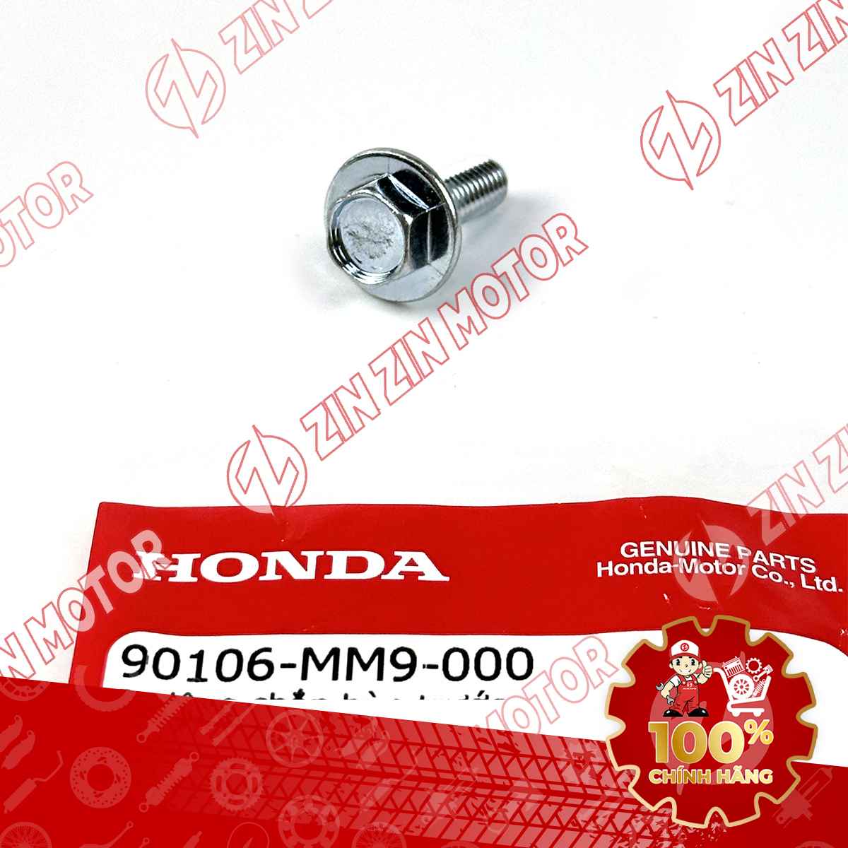 BU LÔNG DÈ TRƯỚC DÙNG CHUNG NHIỀU DÒNG XE HONDA 90106MM9000 CHÍNH HÃNG