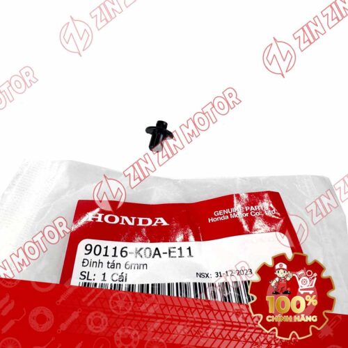 ỐC BẤM 6MM HONDA 90116K0AE11 CHÍNH HÃNG