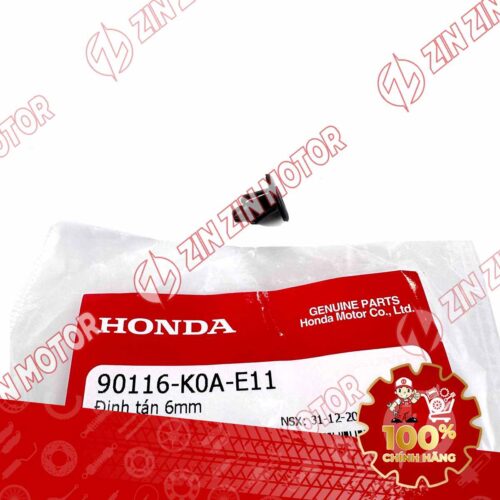 Alternative view of ỐC BẤM 6MM HONDA 90116K0AE11 CHÍNH HÃNG