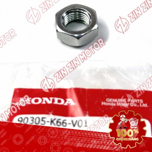 ĐAI ỐC 16MM, TÁN CỐT BÁNH SAU AB2016+, AB2020+, AB2022-2024, LEAD 2019, LEAD 2021, SH MODE 2020+, VISION 2021+, VARIO 160 2023, VARIO 125 90305K66V01 CHÍNH HÃNG
