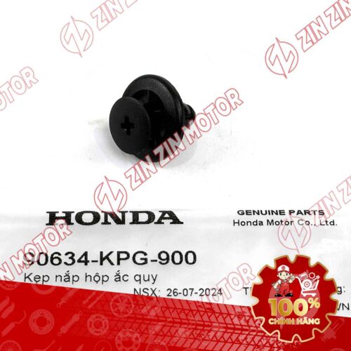 Alternative view of KẸP NẮP HỘP ẮC QUY, ỐC BẤM KẸP LỚN DÙNG CHUNG NHIỀU DÒNG XE HONDA 90634KPG900 CHÍNH HÃNG