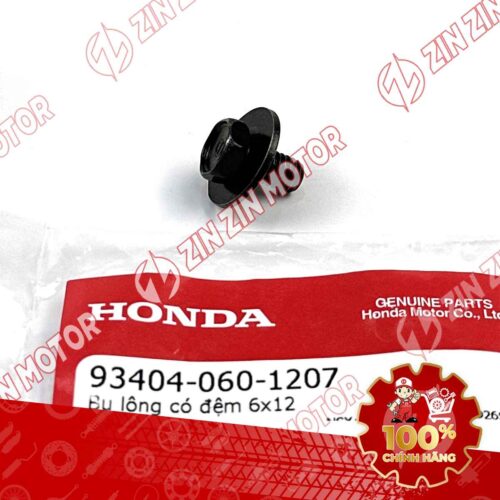 Alternative view of BU LÔNG CÓ ĐỆM 6X12MM BẠC DÙNG CHUNG NHIỀU DÒNG XE HONDA 934040601207 CHÍNH HÃNG