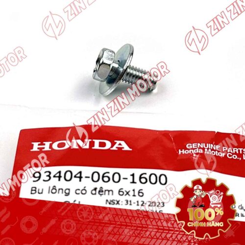 Alternative view of BU LÔNG CÓ ĐỆM 6X16MM BẠC DÙNG CHUNG NHIỀU DÒNG XE HONDA 934040601600 CHÍNH HÃNG