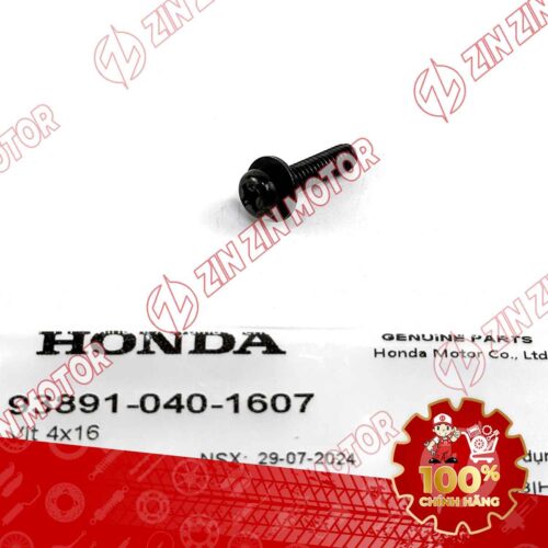 VÍT XE HONDA 4X16MM DÙNG CHUNG NHIỀU DÒNG XE 938910401607 CHÍNH HÃNG