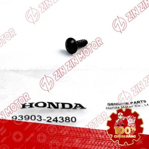 VÍT TỰ REN 4X12MM ĐEN DÙNG CHUNG NHIỀU DÒNG XE HONDA 9390324380 CHÍNH HÃNG