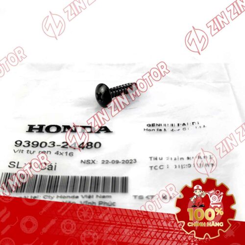 VÍT TỰ REN 4X16MM DÙNG CHUNG NHIỀU DÒNG XE HONDA 9390324480 CHÍNH HÃNG