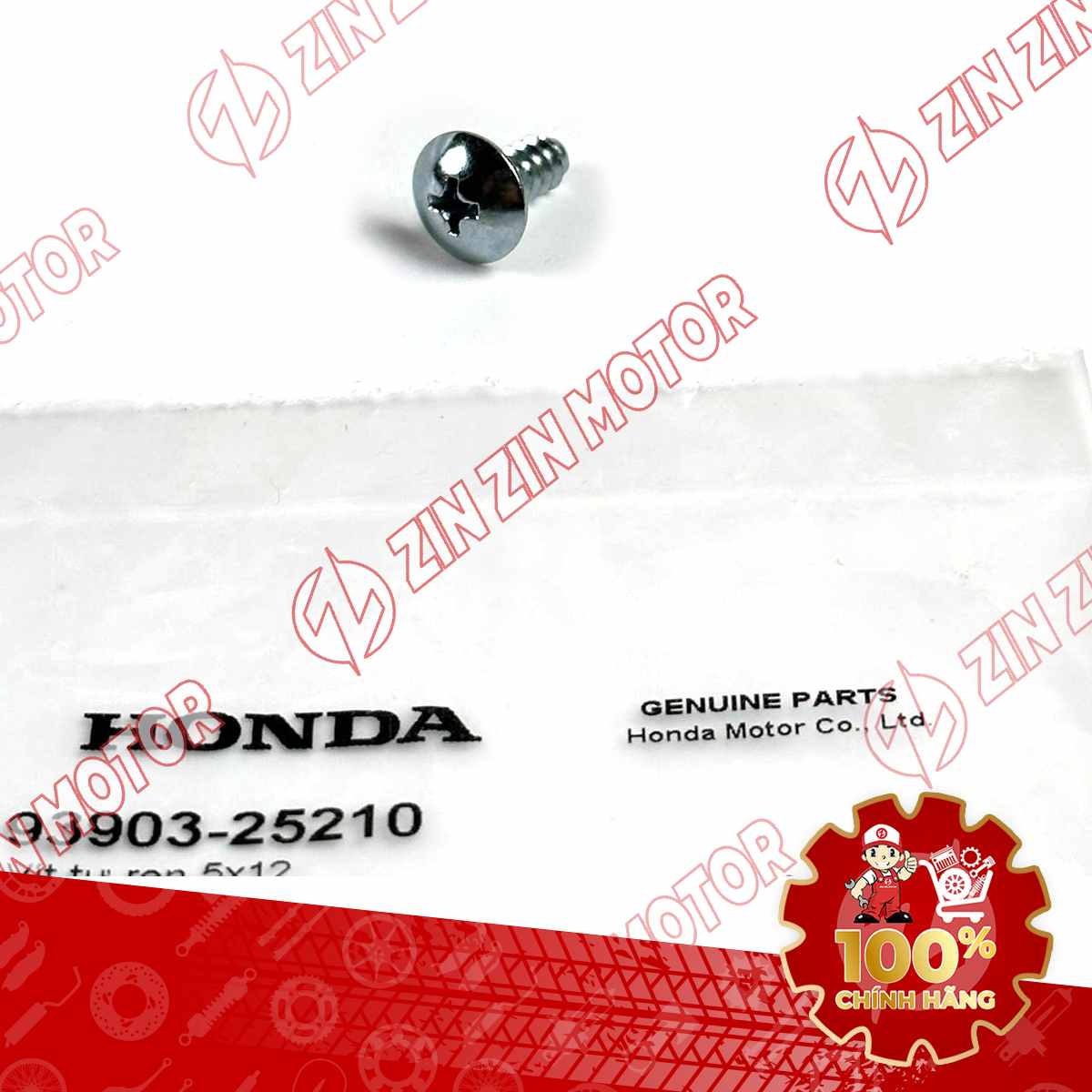 VÍT TỰ REN FUTURE 2018+ VÀ NHIỀU DÒNG XE HONDA 5X12MM 9390325210 CHÍNH HÃNG