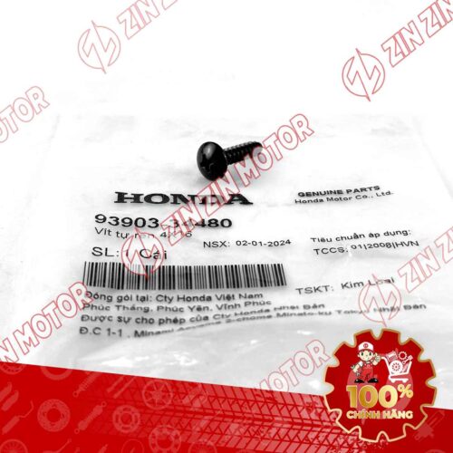 VÍT TỰ REN 4X16MM DÙNG CHUNG NHIỀU DÒNG XE HONDA 9390334480 CHÍNH HÃNG