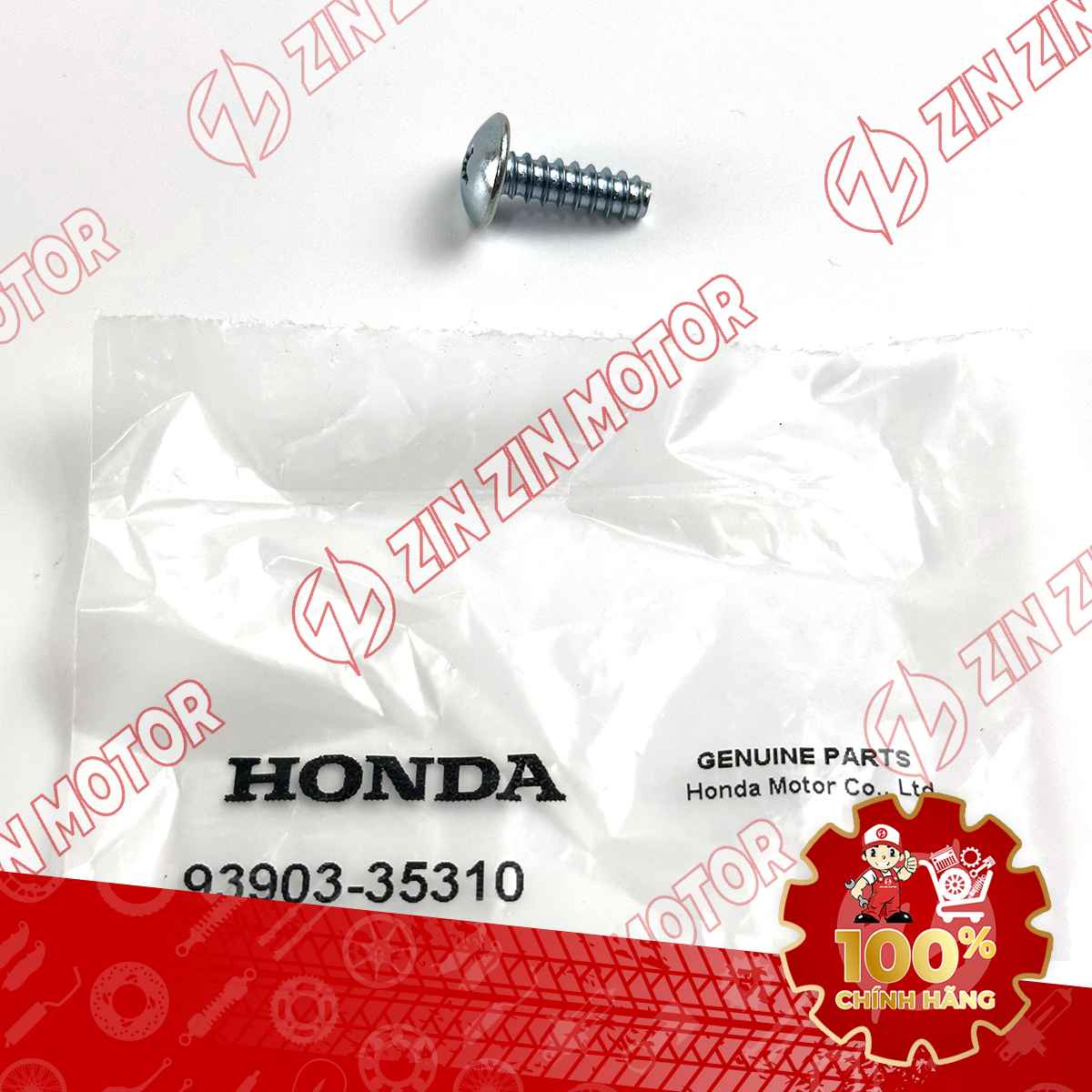 VÍT TỰ REN 5X16MM DÙNG CHUNG NHIỀU DÒNG XE HONDA 9390335310 CHÍNH HÃNG