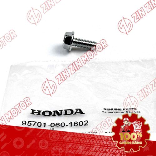 Alternative view of BU LÔNG LỤC GIÁC 6X16MM BẠC DÙNG CHUNG NHIỀU DÒNG XE HONDA 957010601602 CHÍNH HÃNG