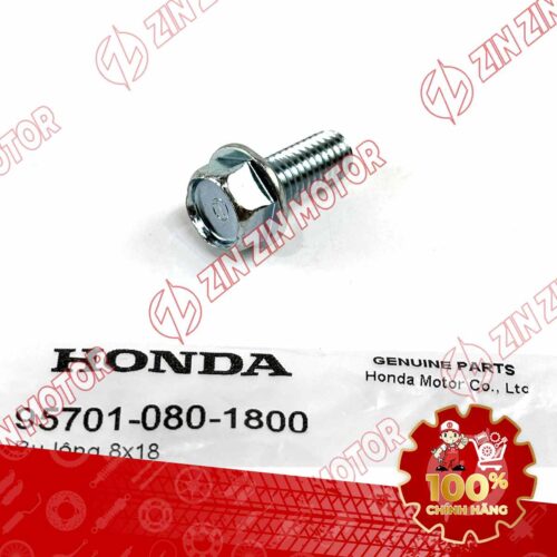 Alternative view of BU LÔNG MẶT BÍCH 8X18MM DÙNG CHUNG NHIỀU LOẠI XE HONDA LEAD 2021+, VISION 2021+, WINNER V1, FUTURE 2018+, WAVE RSX 2019+ ; ỐC, BU LÔNG 8X18MM BẮT THANH ĐỂ CHÂN TRƯỚC WAVE RSX 2019 2020 2021 2022 2023 , WAVE ALPHA 2017 - 2023 2024 - 2025, WAVE BLADE 110 957010801800 CHÍNH HÃNG