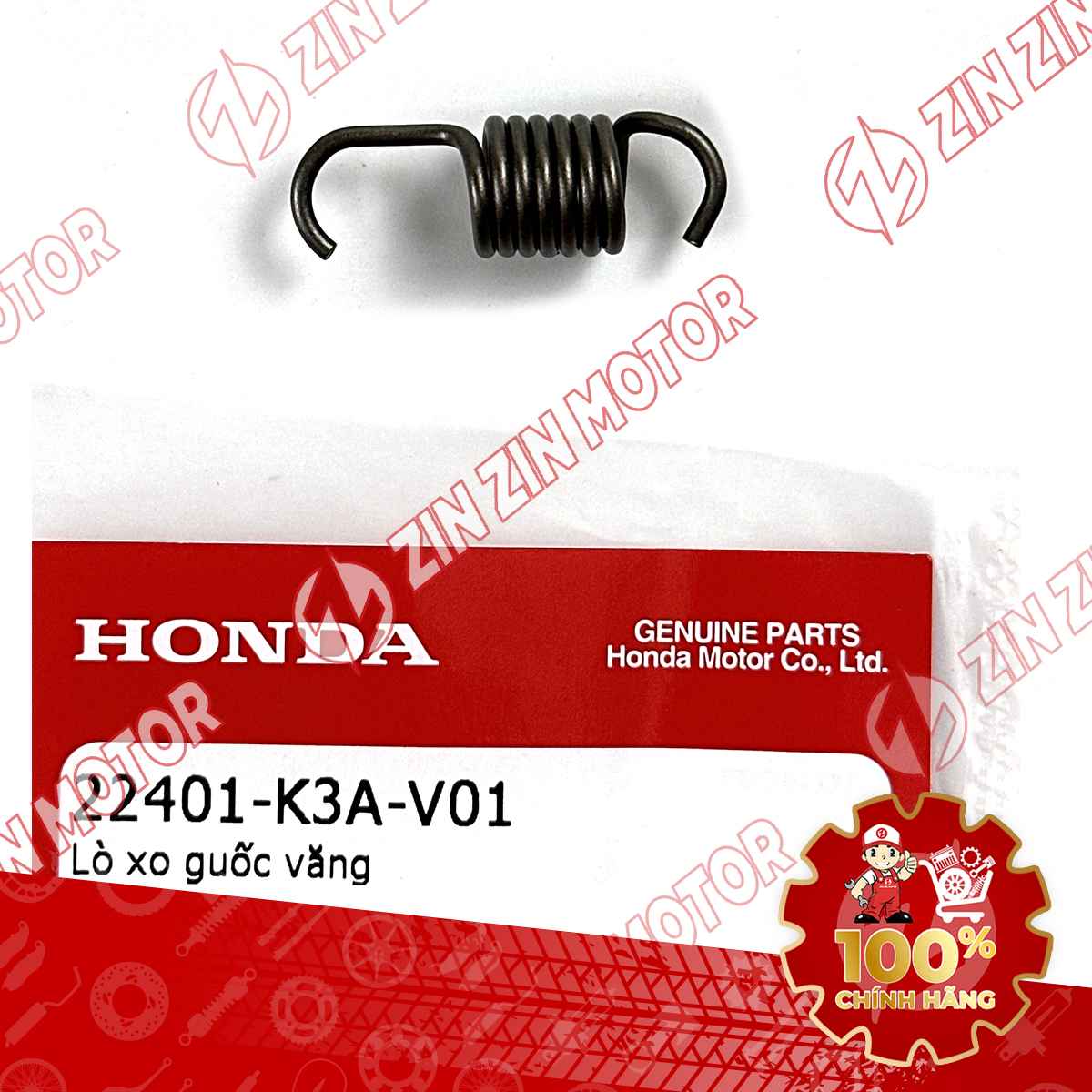 LÒ XO BỐ BA CÀNG XE AB 125 2022 - 2026 22401K3AV01 CHÍNH HÃNG