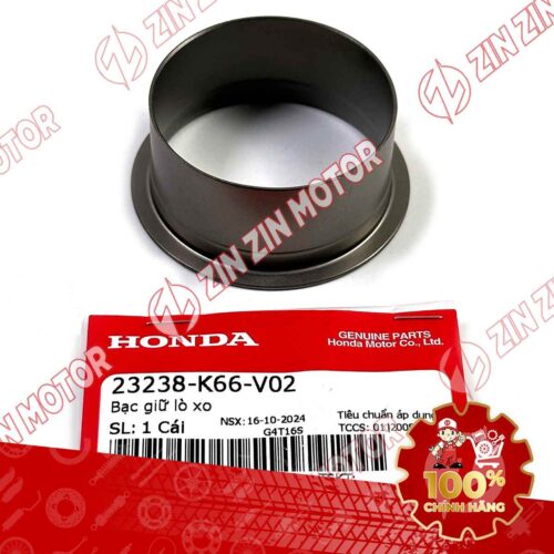 Alternative view of ĐẾ GIỮ LÒ XO TRỤ NỒI SAU XE AB 125 2016 2017 (PHIÊN BẢN SƠN TỪ TÍNH, TIÊU CHUẨN, ĐEN MỜ) (MIẾNG TRÊN) 23238K66V02 CHÍNH HÃNG