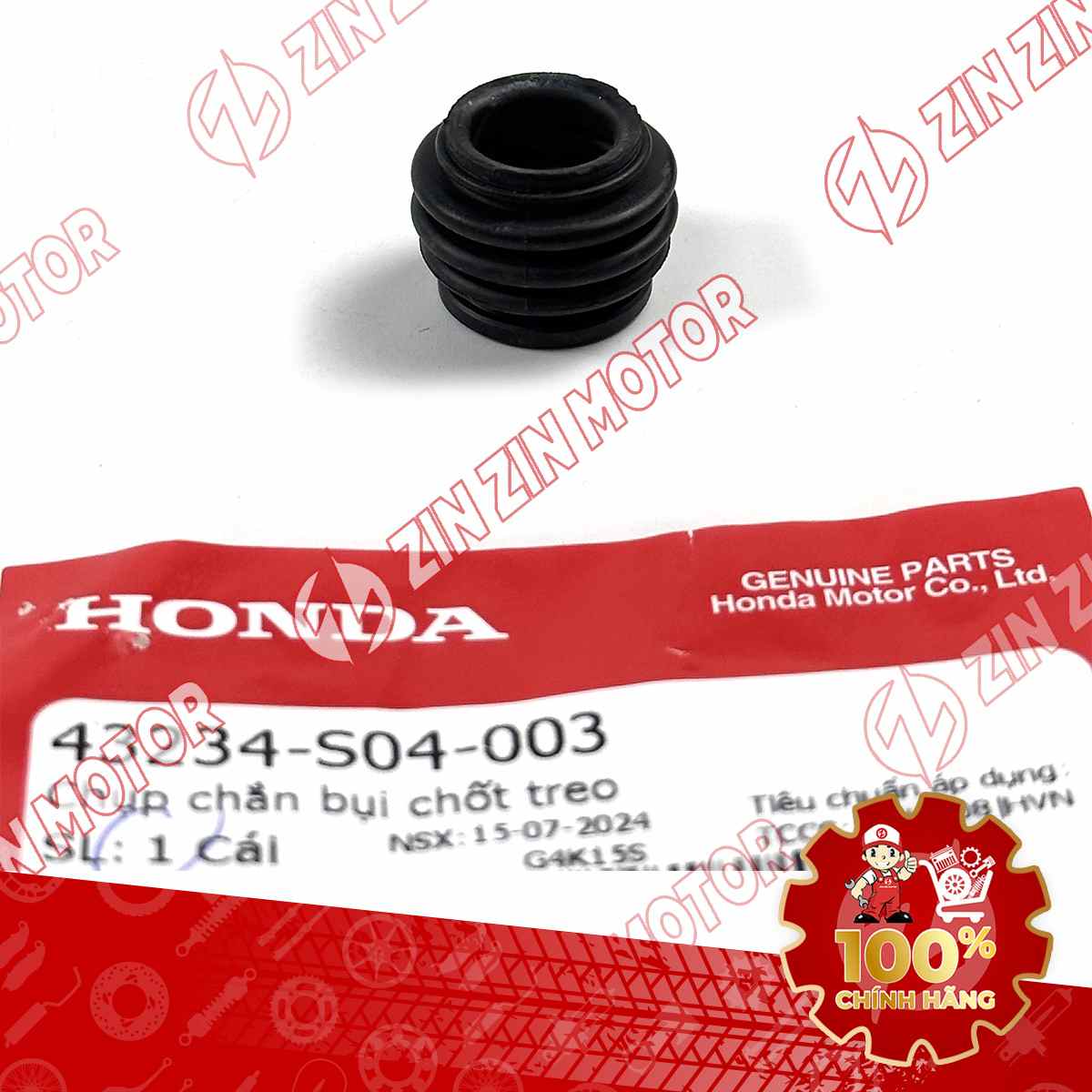 CHỤP CHẮN BỤI CHỐT TRƯỢT HEO DẦU THẮNG XE SH 125/160 2023 - 2026 , SH 125/150 2020-2022 , SH 125/150 2018-2021 , VARIO 160 2023 VN , CLICK 160 K2S 43234S04003 CHÍNH HÃNG