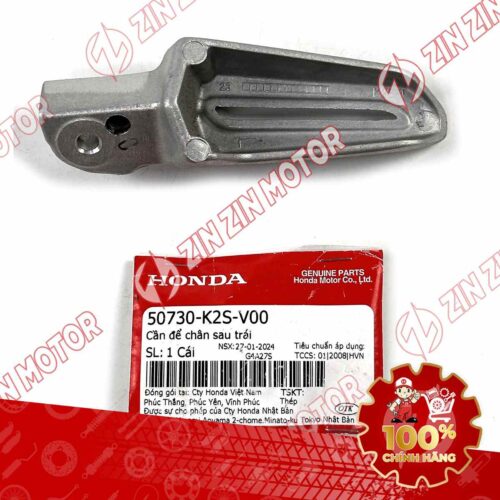 Alternative view of CỤC NHÔM GÁC CHÂN SAU XE VARIO 160 2023 VN BÊN TRÁI 50730K2SV00 CHÍNH HÃNG
