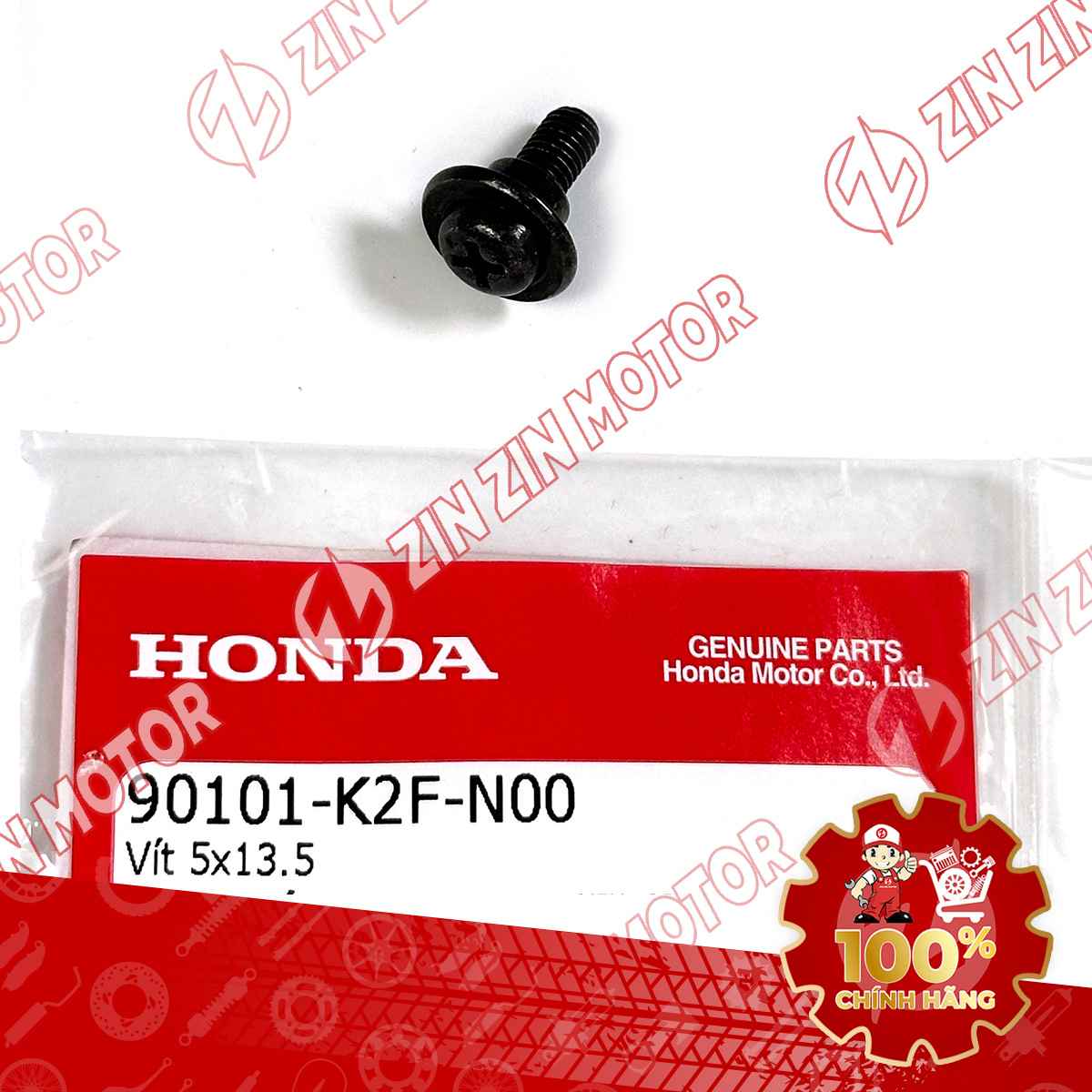 BU LÔNG 5X13.5MM DÙNG CHUNG NHIỀU LOẠI XE HONDA 90101K2FN00 CHÍNH HÃNG