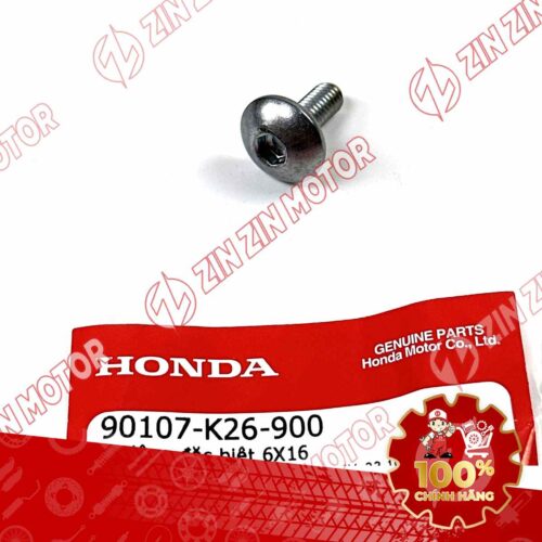 Alternative view of VÍT 6X16MM DÙNG CHUNG NHIỀU LOẠI XE HONDA 90107K26900 CHÍNH HÃNG