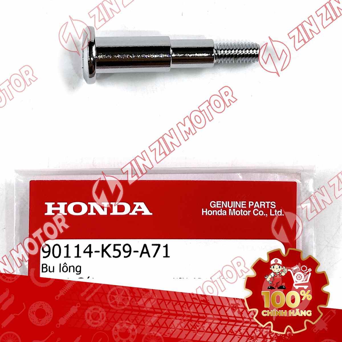 ỐC BẮT TAY THẮNG PHẢI XE AB 125 2022+ , AB 125 2020-2021 , AB 125 2016-2019 , LEAD 2025 , VARIO 160 2023 VN , CLICK 160 K2S 90114K44V01 CHÍNH HÃNG