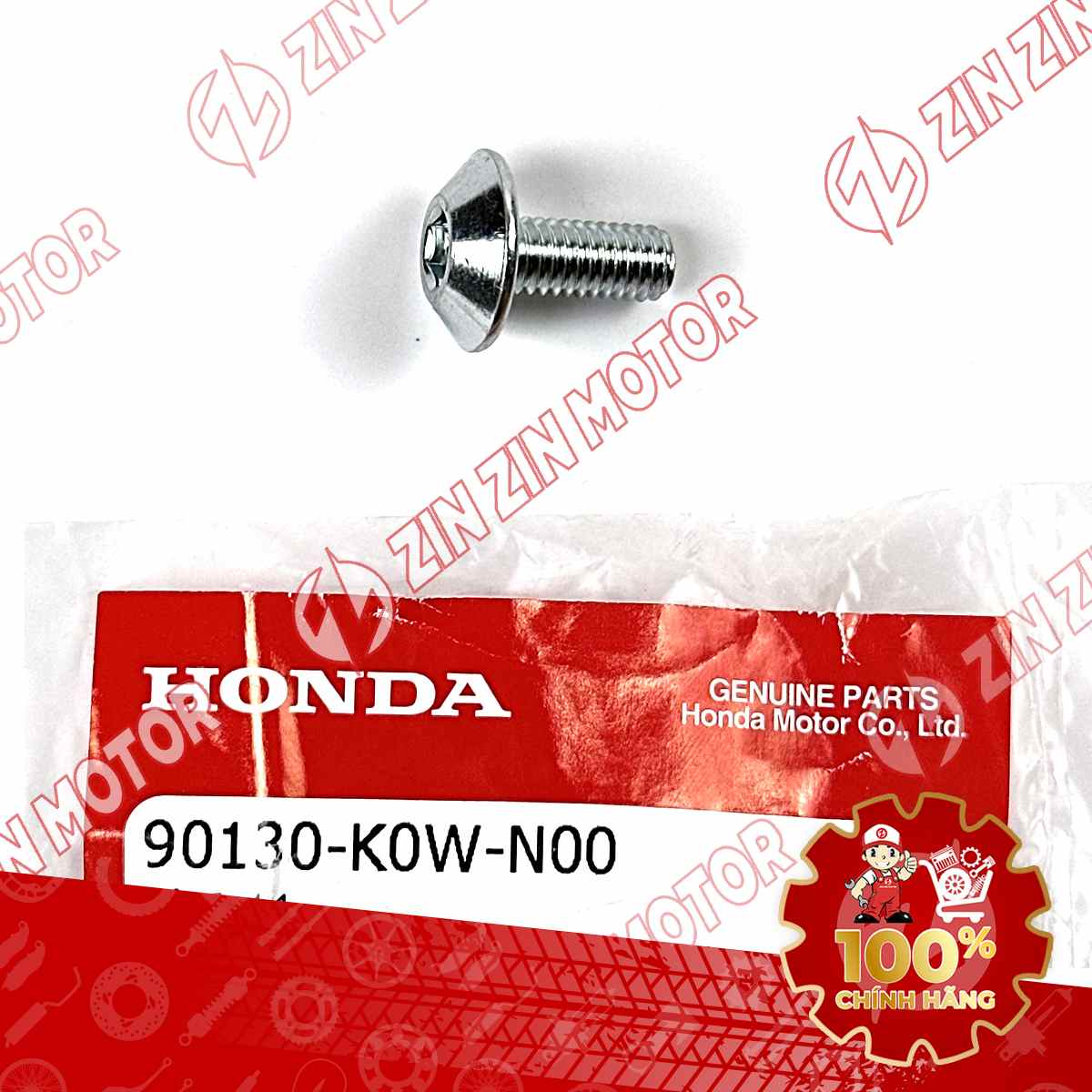 VÍT 6X14MM DÙNG CHUNG NHIỀU LOẠI XE HONDA 90130K0WN00 CHÍNH HÃNG