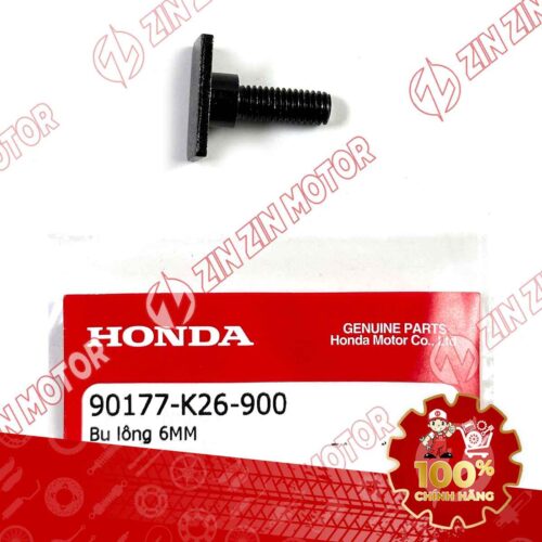 Alternative view of BU LÔNG 6MM DÙNG CHUNG NHIỀU LOẠI XE HONDA 90177K26900 CHÍNH HÃNG