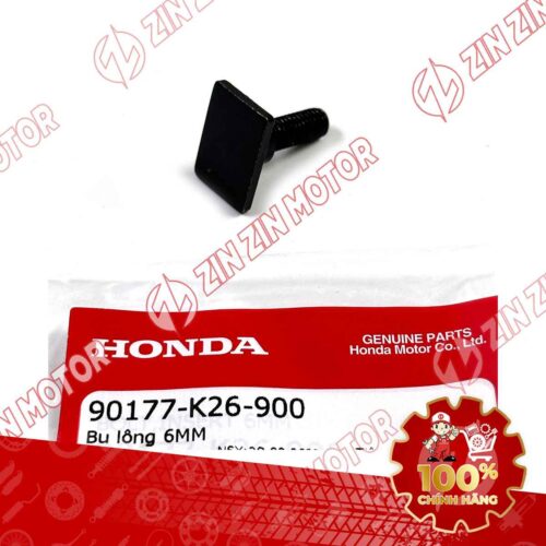 BU LÔNG 6MM DÙNG CHUNG NHIỀU LOẠI XE HONDA 90177K26900 CHÍNH HÃNG