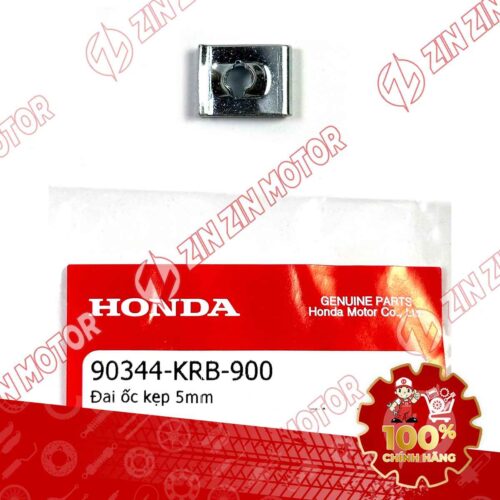 PÁT KẸP ỐC XOẮN 5MM DÙNG CHUNG NHIỀU LOẠI XE HONDA 90344KRB900 CHÍNH HÃNG