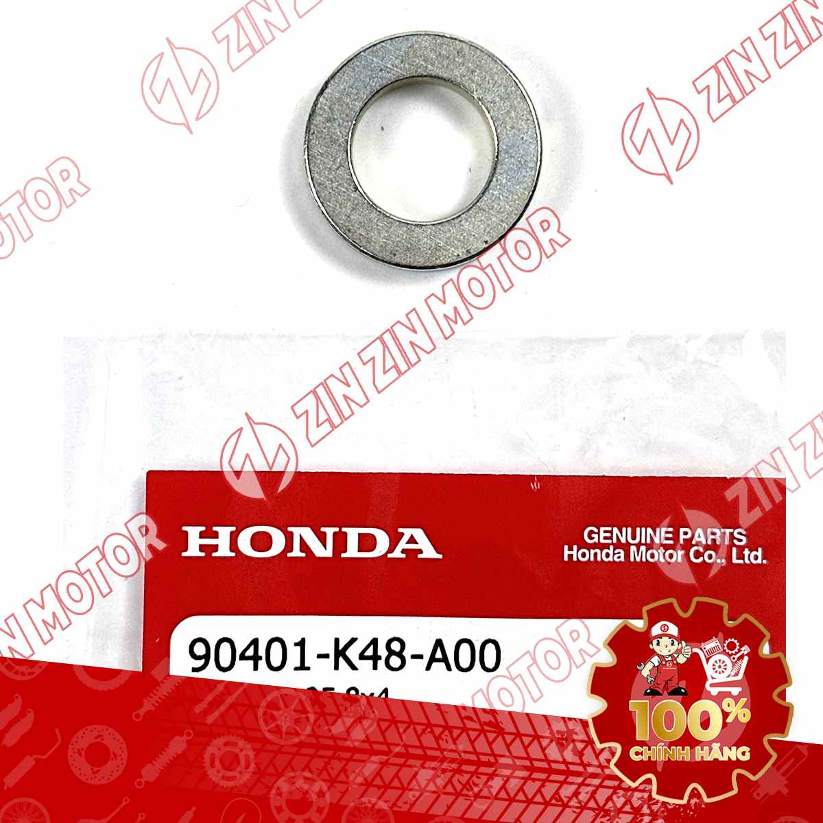 VÒNG ĐỆM MÁ PULY NỒI TRƯỚC XE SH 125/160 2023 - 2026 , SH 125/150 2020-2022 15X25.8X4MM 90401K48A00 CHÍNH HÃNG