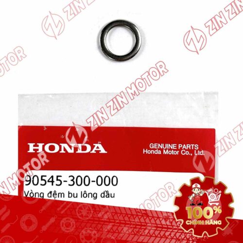 VÒNG ĐỆM BU LÔNG DẦU XE AB 160 2022+ , AB 150 2020-2021 , AB 125 2016-2019 , LEAD 2025 , LEAD 2022-2024 , LEAD 2017-2021 , LEAD 2014-2016 , LEAD 110 , SH 125/160 2023 - 2024 , SH 125/150 2020-2022 , SH 125/150 2018-2021 , SH MODE 2014+ , SH MODE 2020 , VISION 2021-2026+ , VISION 2014-2020 , VARIO 160 2023 VN , CLICK 160 K2S , VARIO 125 VN , WINNER 150 K56G (WINNER V1) , WINNER X , WINNER X V3 K2P , WINNER X V4 2024 , FUTURE 2018+ , WAVE RSX 2019 2020 2021 2022 2023, WAVE BLADE 110 90545300000 CHÍNH HÃNG