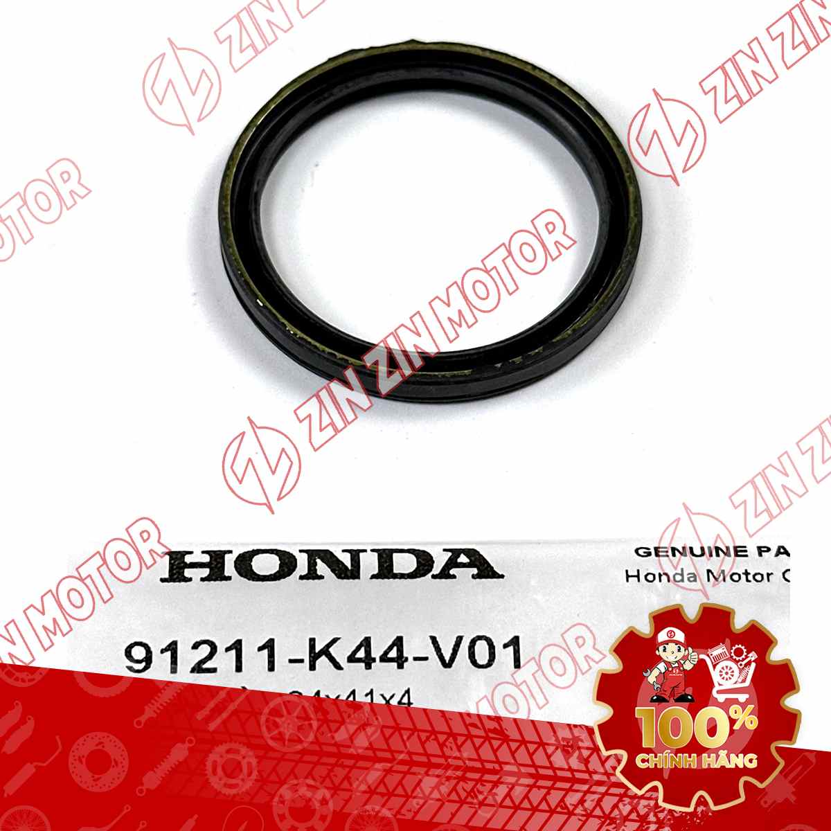 PHỚT DẦU MÁ PULY BỊ ĐỘNG XE SH 125/150 2018, VISION 2014-2017 34x41x4MM 91211K44V01 CHÍNH HÃNG