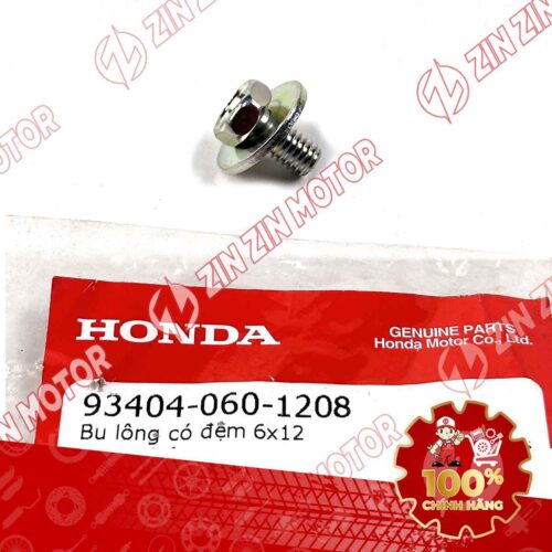 Alternative view of BU LÔNG 6X12MM DÙNG CHUNG NHIỀU LOẠI XE HONDA 934040601208 CHÍNH HÃNG