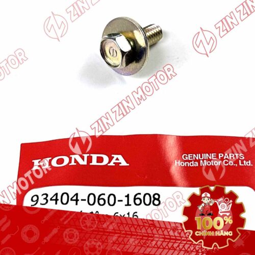 Alternative view of BU LÔNG CÓ ĐỆM 6X16MM DÙNG CHUNG NHIỀU LOẠI XE HONDA 934040601608 CHÍNH HÃNG