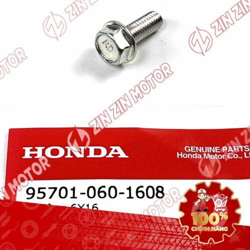 Alternative view of BU LÔNG LỤC GIÁC 6X16MM DÙNG CHUNG NHIỀU LOẠI XE HONDA 957010601608 CHÍNH HÃNG